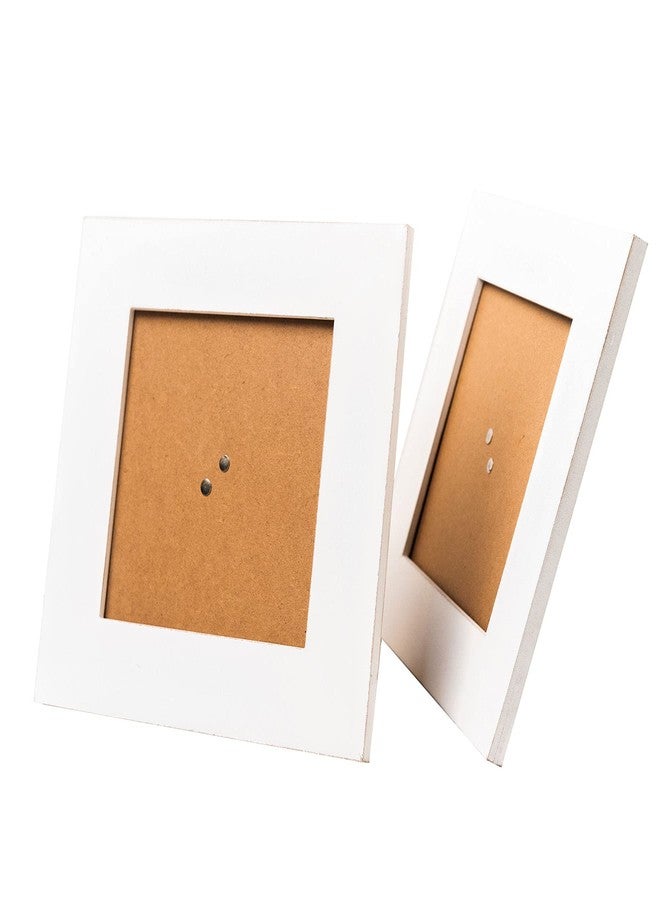 IVEI DIY MDF Photo Frames Craft with Primer - MDF Wood Tabletop Photo Frame - MDF Photo Frame - Set of 2 for Painting Wooden Sheet Craft, Decoupage, Resin Art Work & Decoration (Photo Size: 6in X 6in) - Image 3
